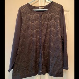 Catherine’s lace cardigan